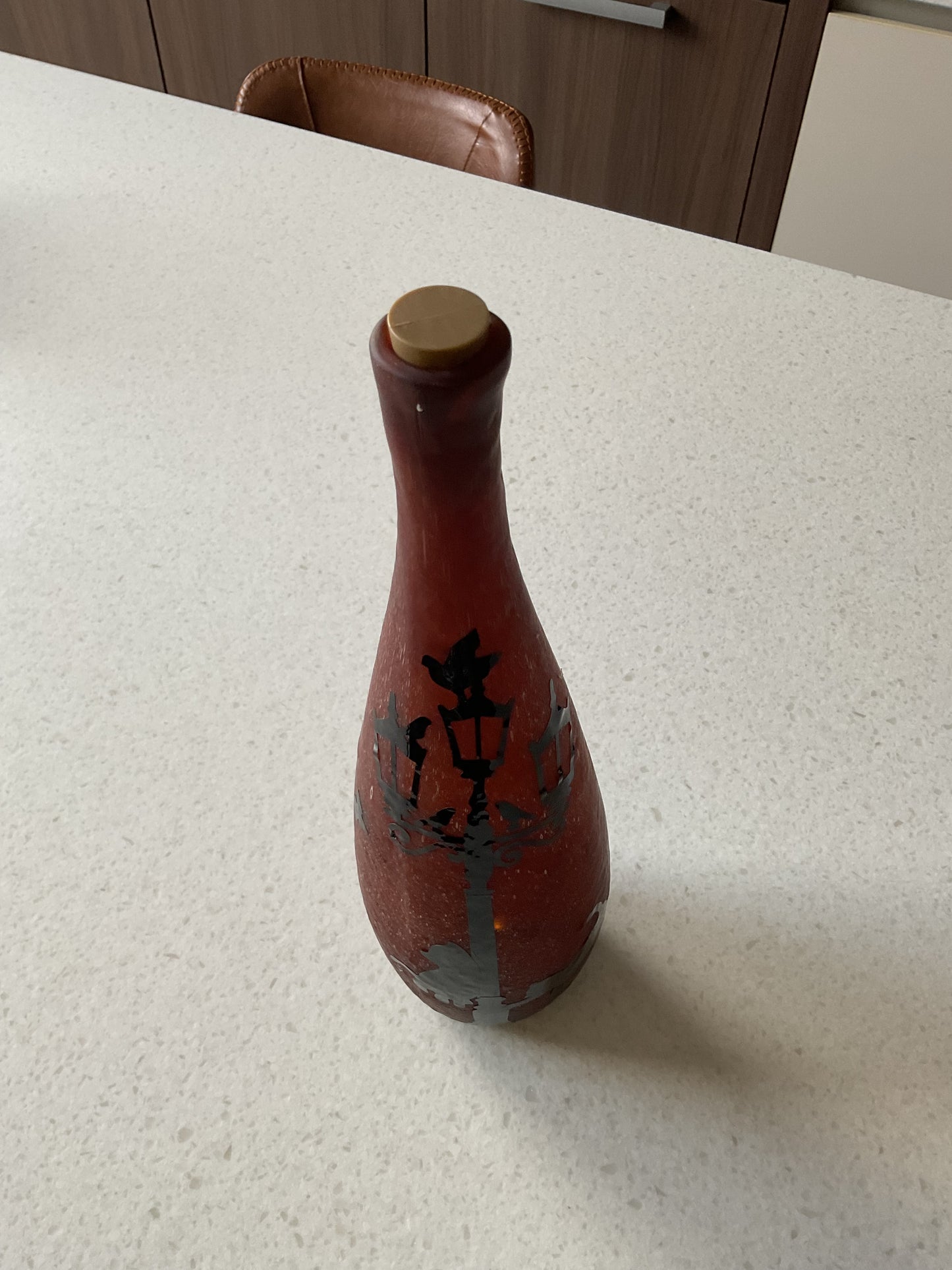 Verlichte fles
