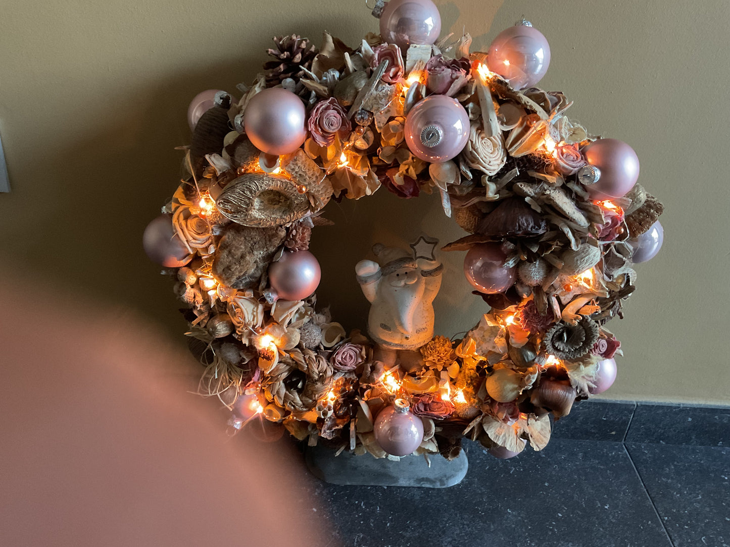 Staande kerstkrans