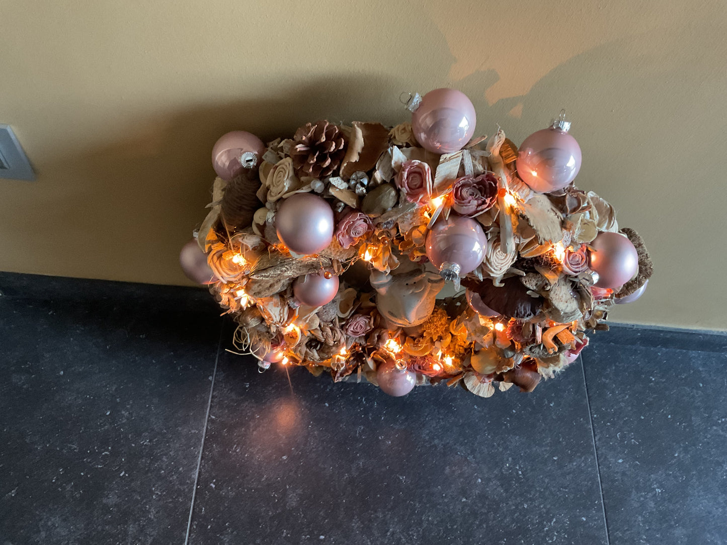 Staande kerstkrans