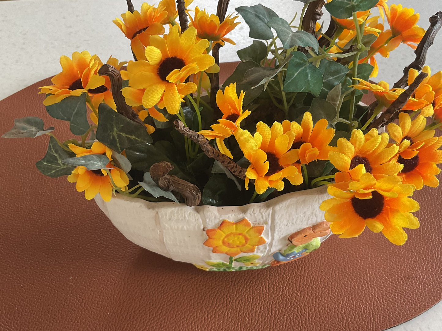 Zonnebloempotje