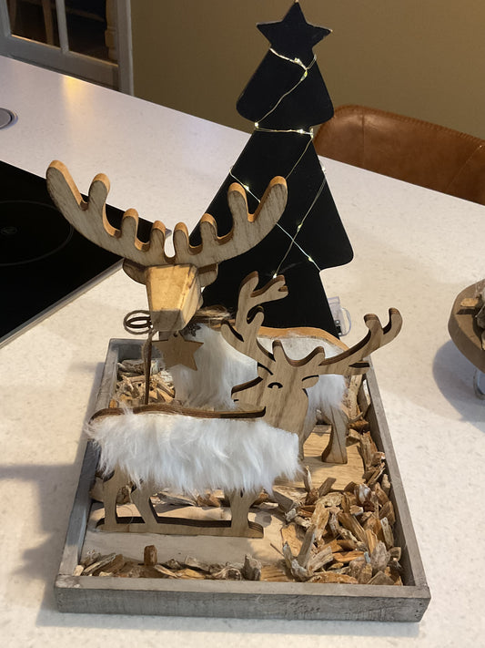 Rendieren op kerst