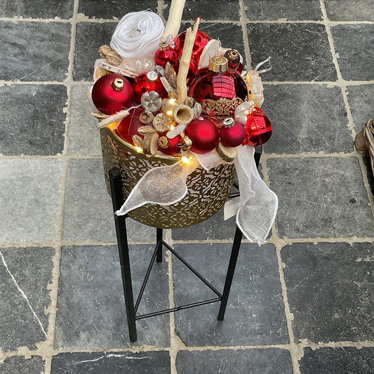 Kerststuk op staander