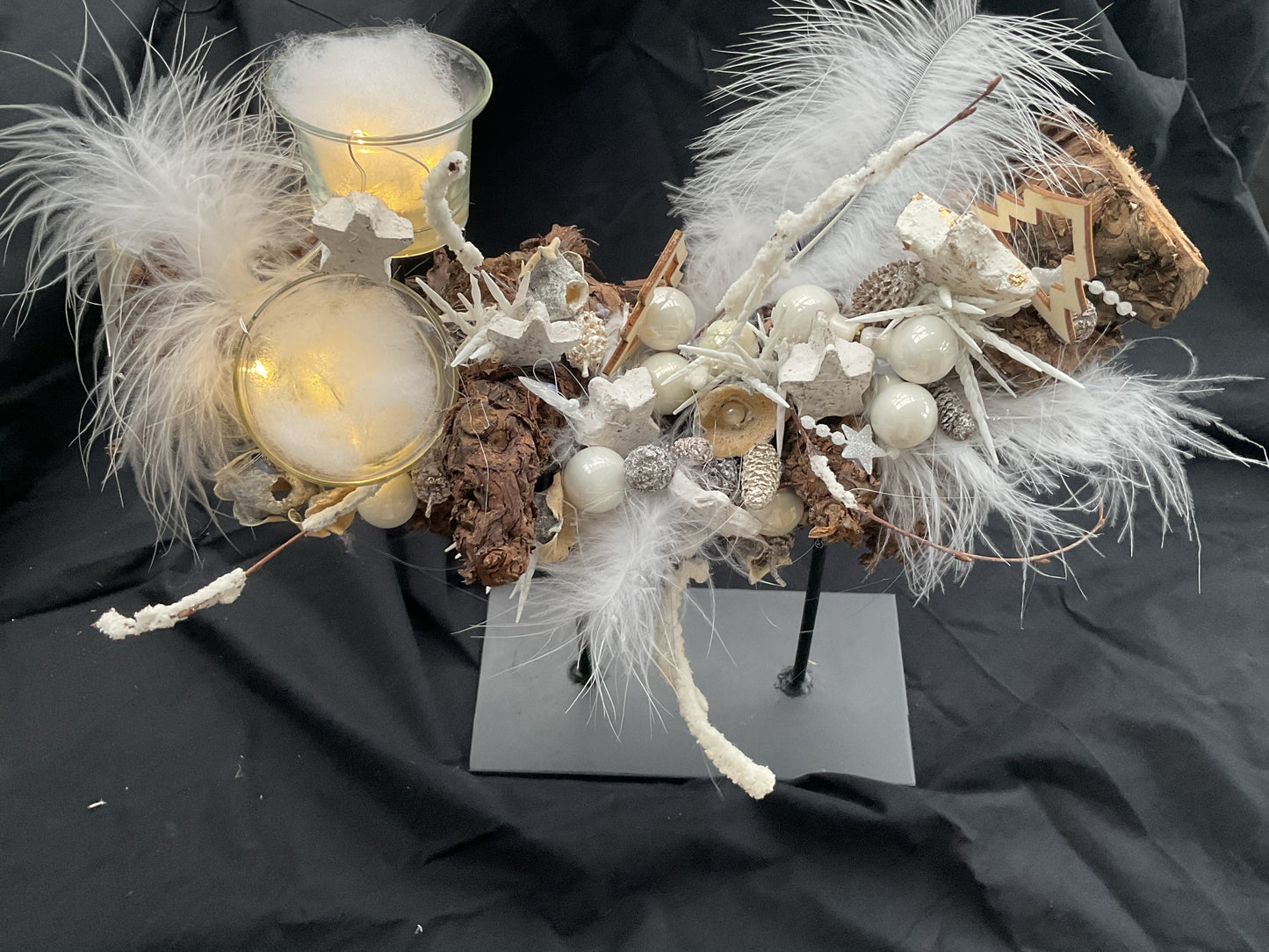 Workshop kerststuk op wijnstok