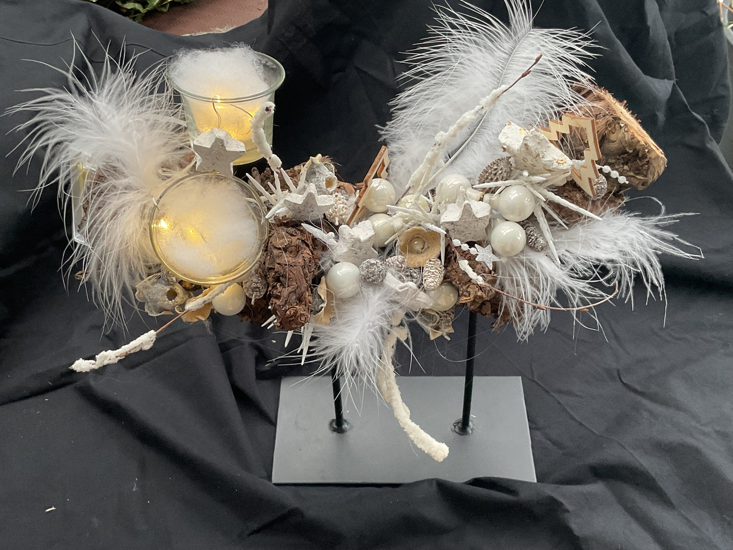 Workshop kerststuk op wijnstok