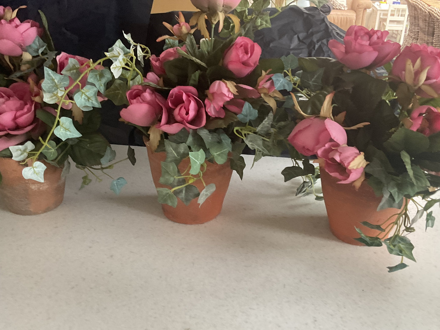 Oude bloempotjes