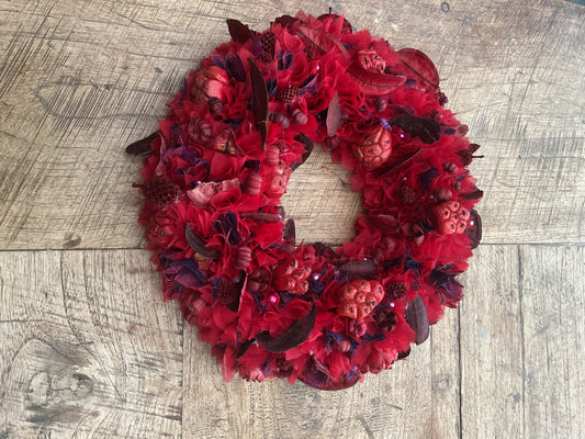 Herfst binnen krans