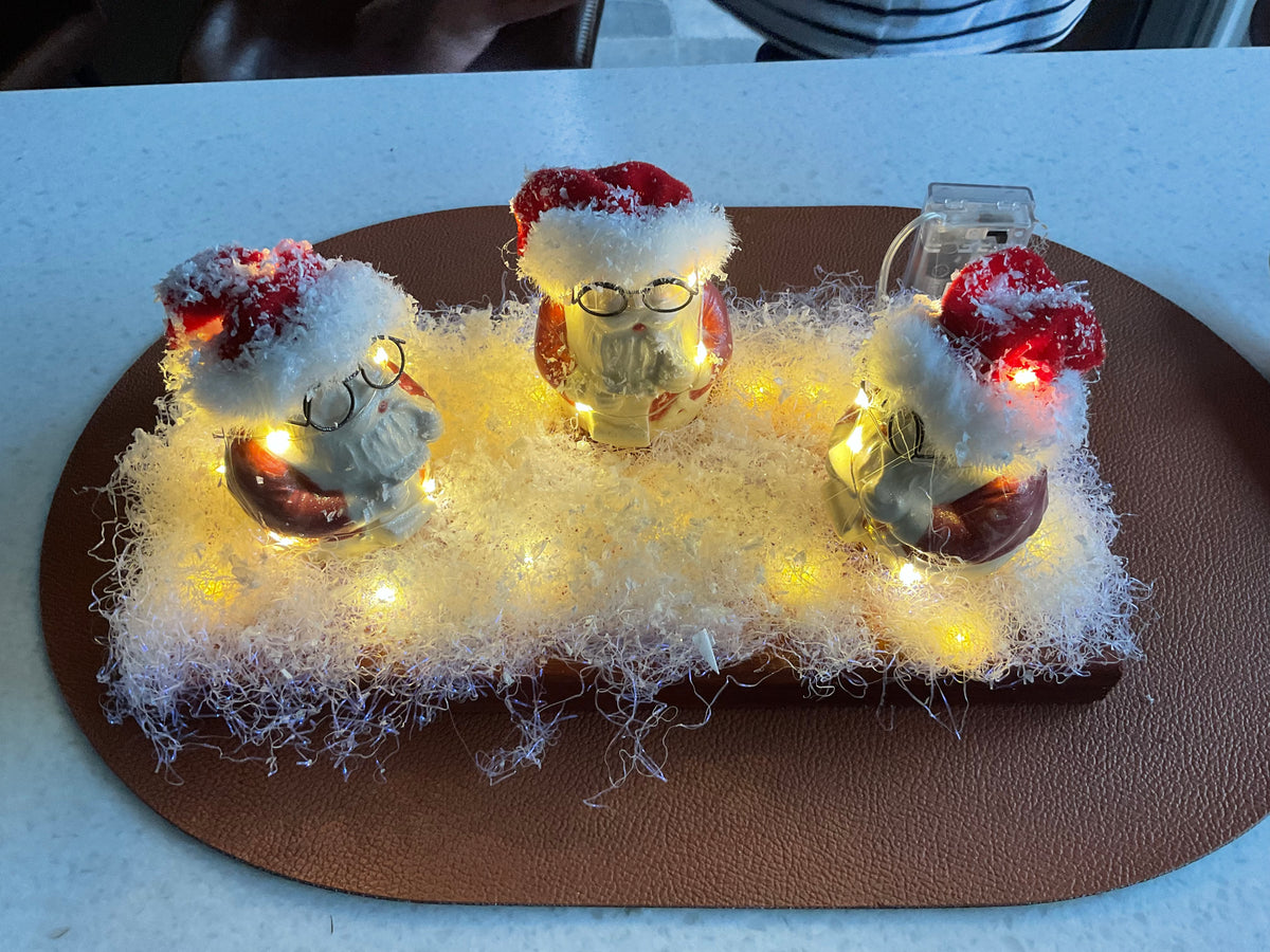 Kerstmannen in vergadering