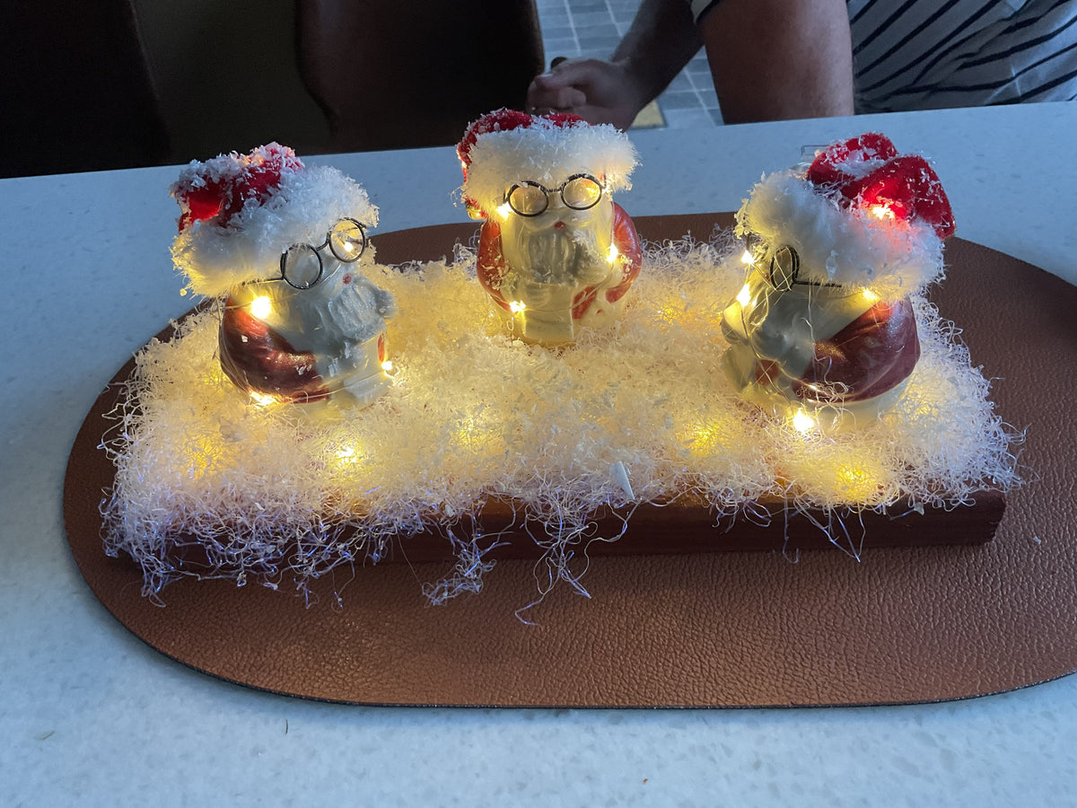 Kerstmannen in vergadering