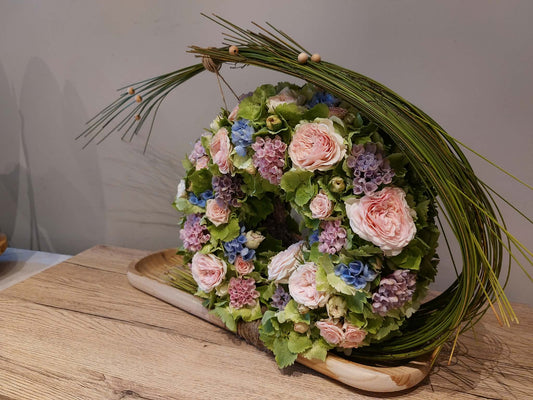 Workshop hortensiakrans op z’n zomers