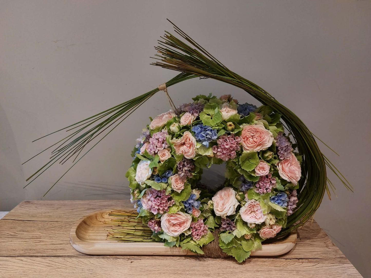 Workshop hortensiakrans op z’n zomers
