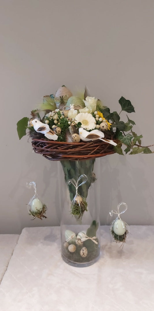 Workshop paasnest op vaas