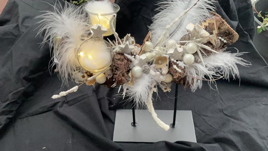 Workshop kerststuk op wijnstok